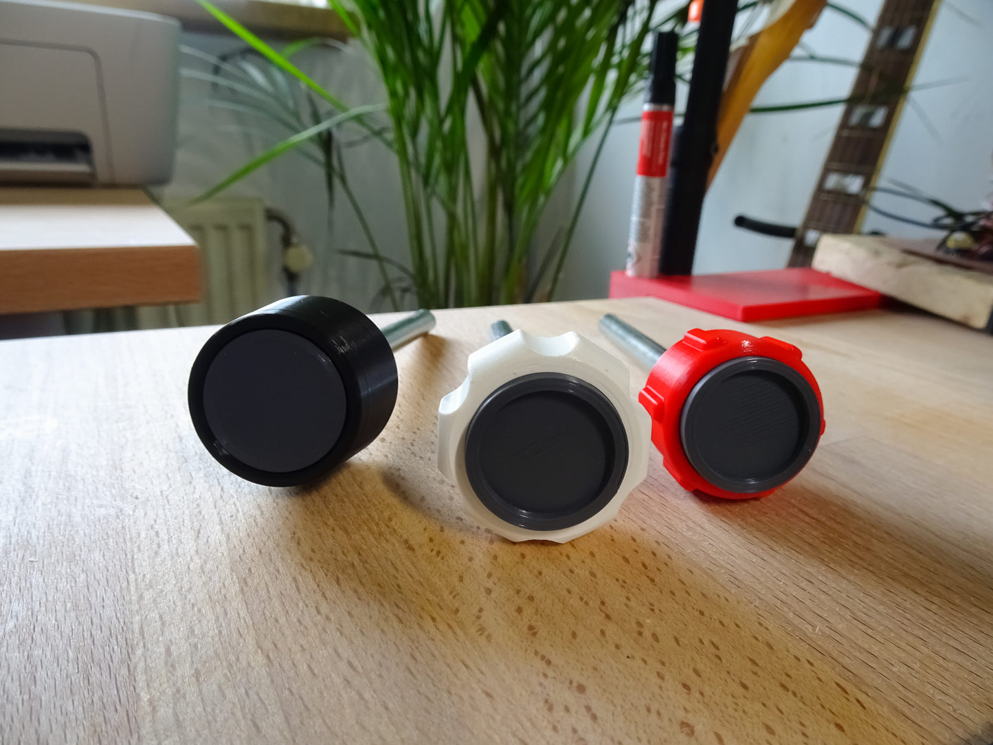 Cesna inspired throttle heads set